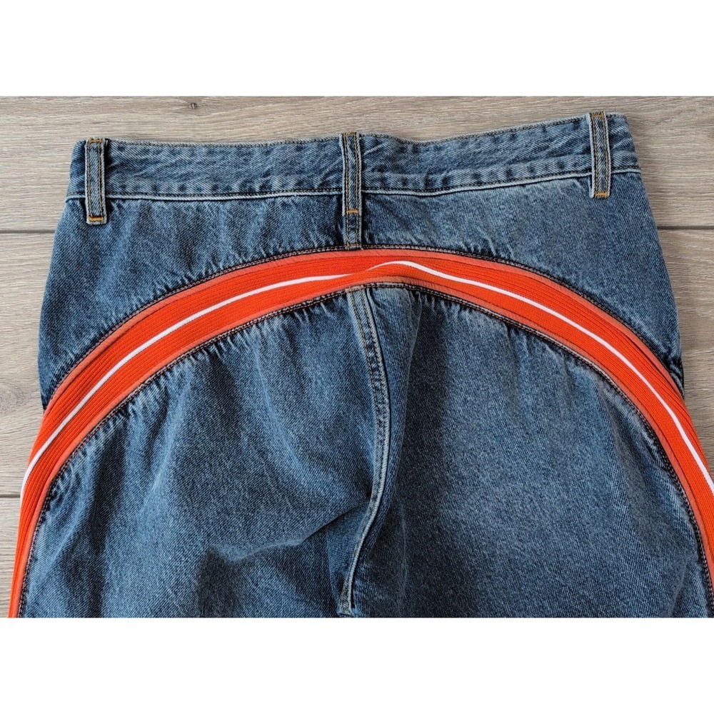 Diesel Womens Jeans D-Vision-S Size W27 Orange Stripe Zipper Detail HTF!